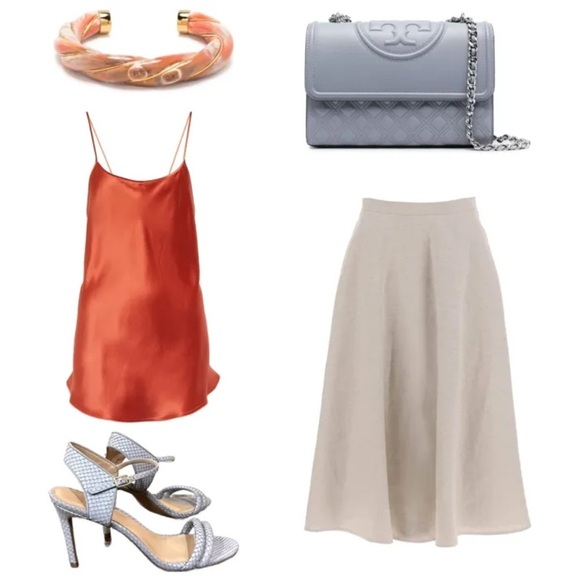 Banana Republic double strap light gray strap top heels sandals ankle strap 8.5 - Picture 4 of 16